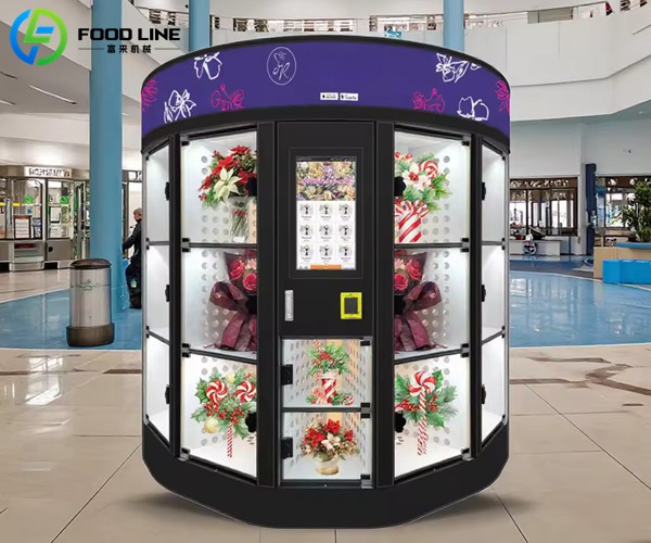 smart vending machine for flower