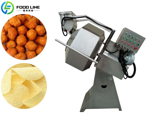 snack food octagonal seasoning machine