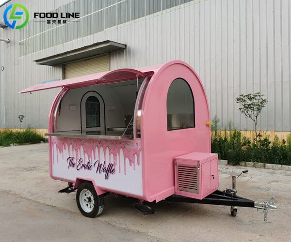 soft serve ice cream concession trailer