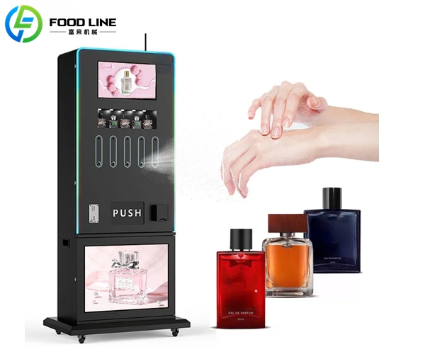 stand up automatic vending machine for perfume