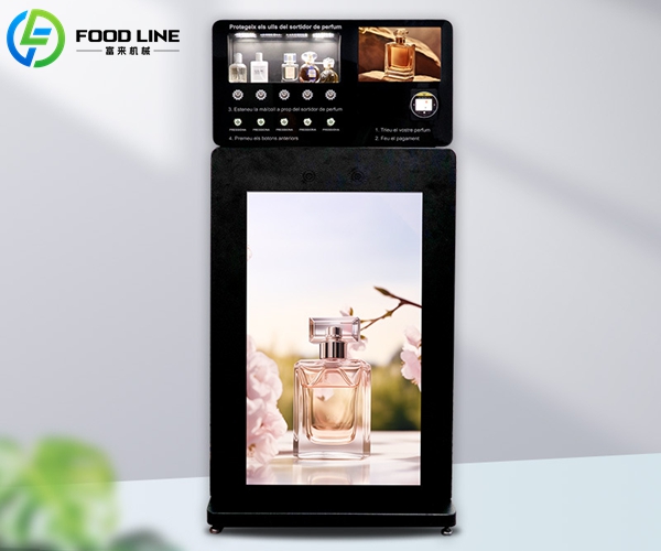 standing perfume vending machine
