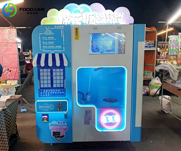 standout cotton candy vending machines