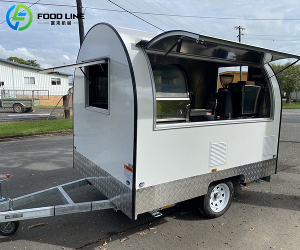 street side coffee booth coffee food trailer