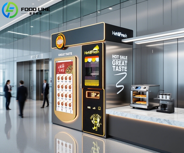 tasteful food pizza vending machine