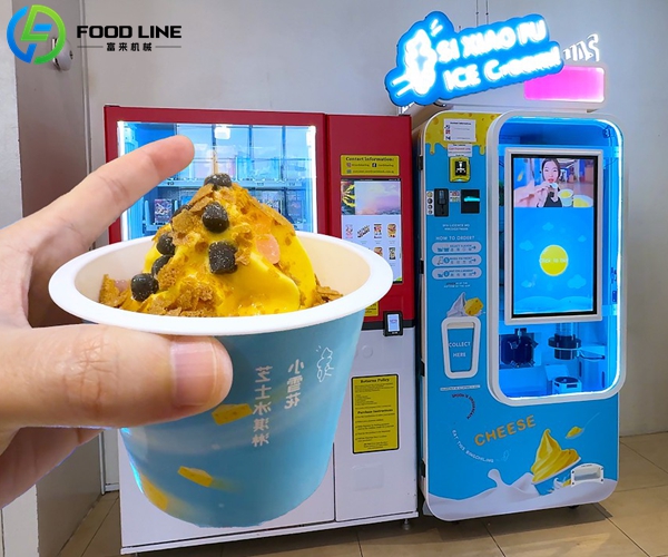 tasteful ice cream vending machine