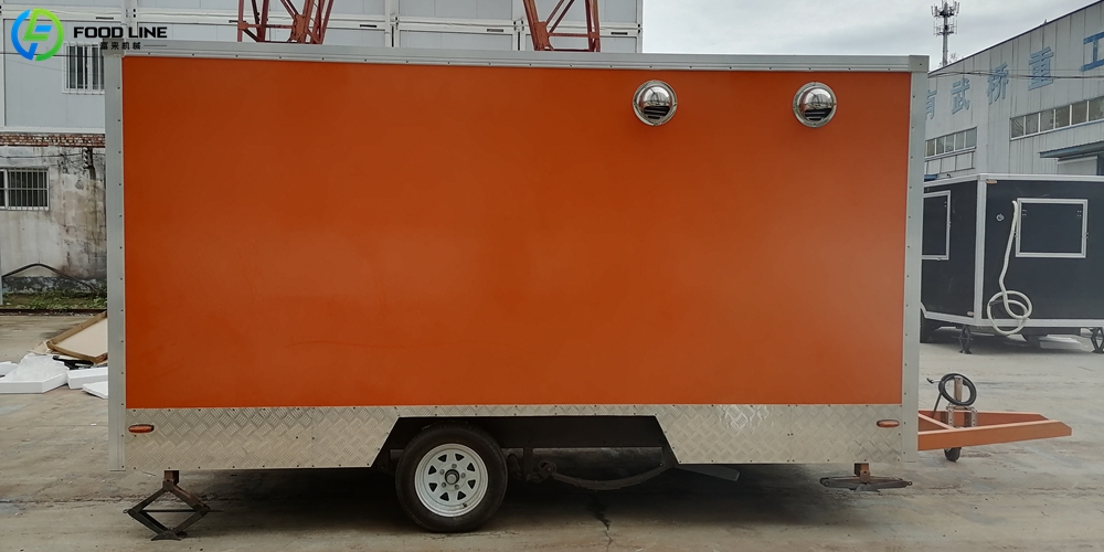 towable mobile fast food trailer