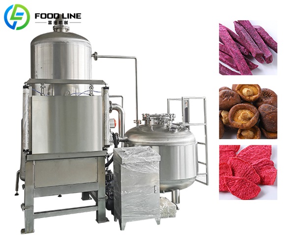 vacuum frying machine for fruits and vegetables