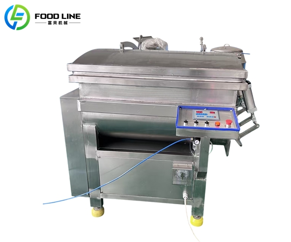vacuum stuffing mixer for meat
