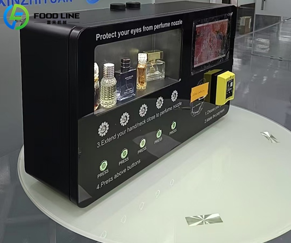 wall mounted perfume spray vending machine