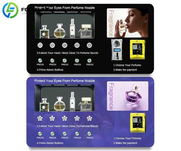 wall mounted perfume vending machine