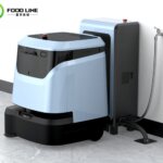 washing cleaning robot with workstation