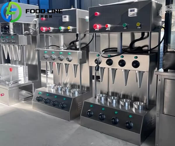 advanced structure pizza cone machine