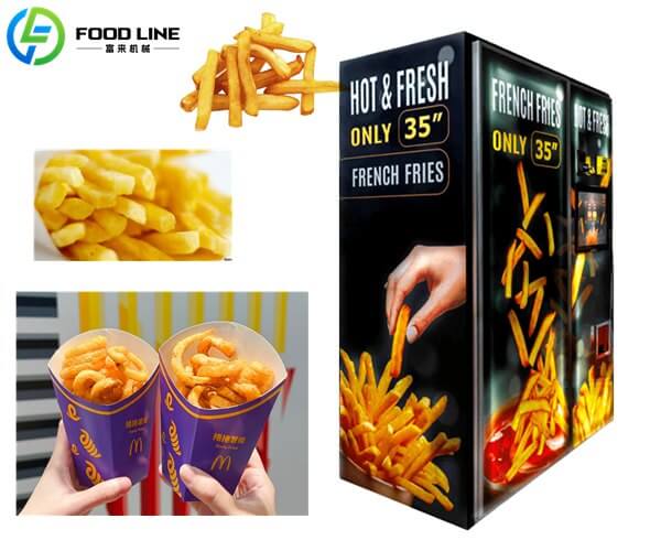 automated vending machine hot fries