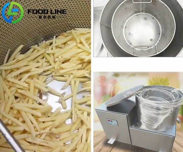 automatic potato chips dehydrator machine centrifugal unit