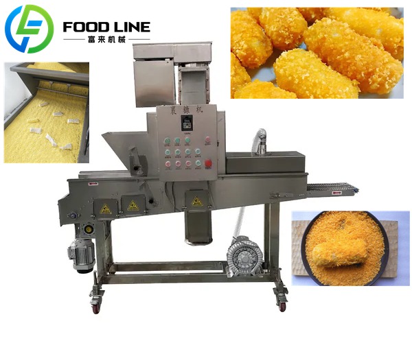 breadcrumb coating machine with auto coating