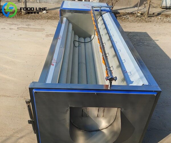 business use potato washing peeling machine