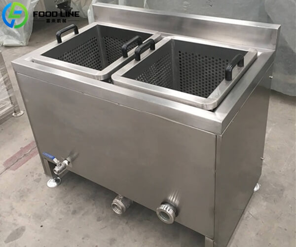 commercial electric dual tank deep fryer
