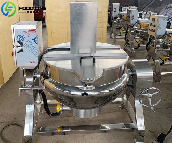 commercial jacketed tilt kettle