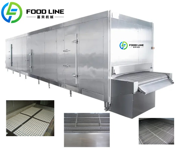 continuous quick freezing tunnel