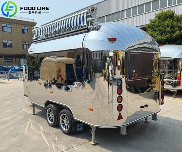custom airstream food trailers sold to many countries