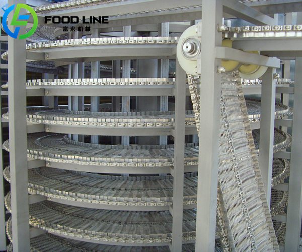 custom spiral freezing machine