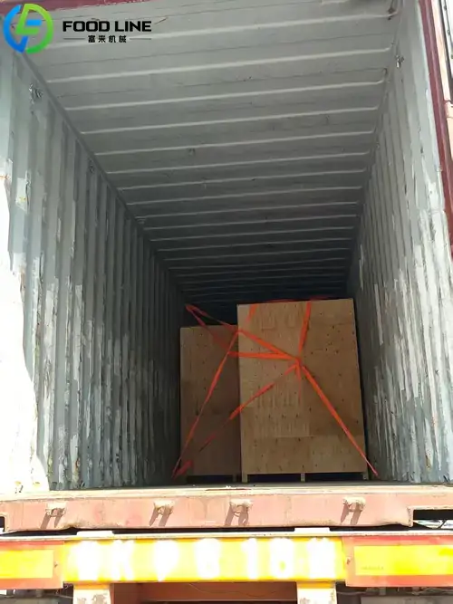 deep fried fries kiosk machine loaded for delivery