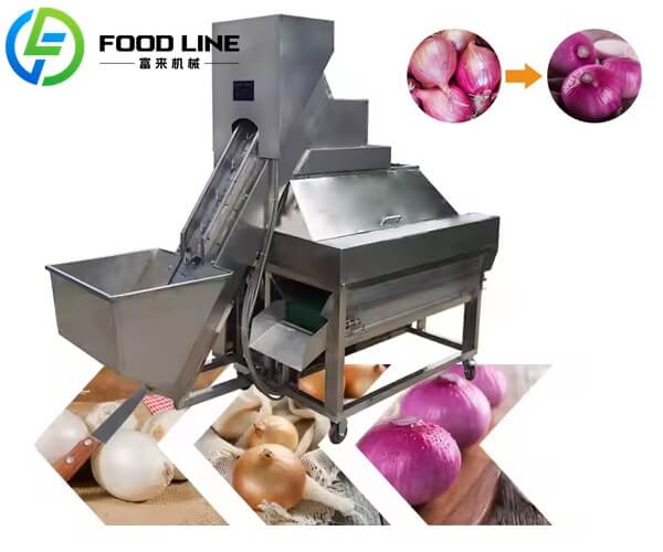 efficient commercial onion peeler durable reliable