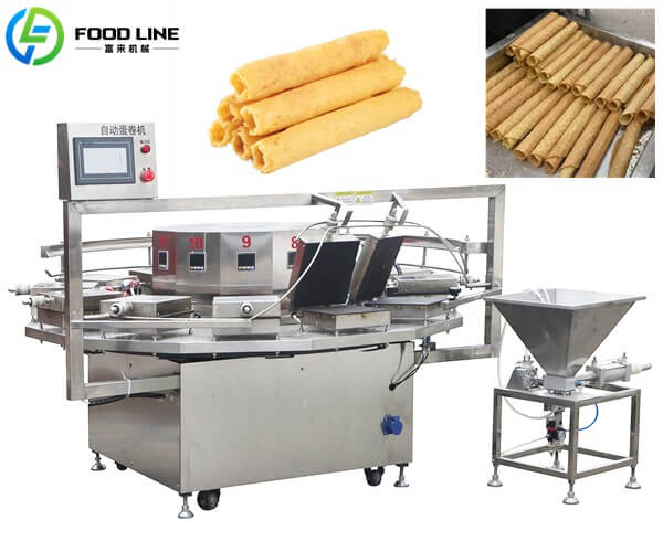 egg stick roll maker machine