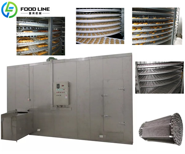 factory built and tested iqf spiral freezer