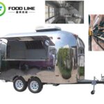 food trailer featuring mirror polished stainless steel