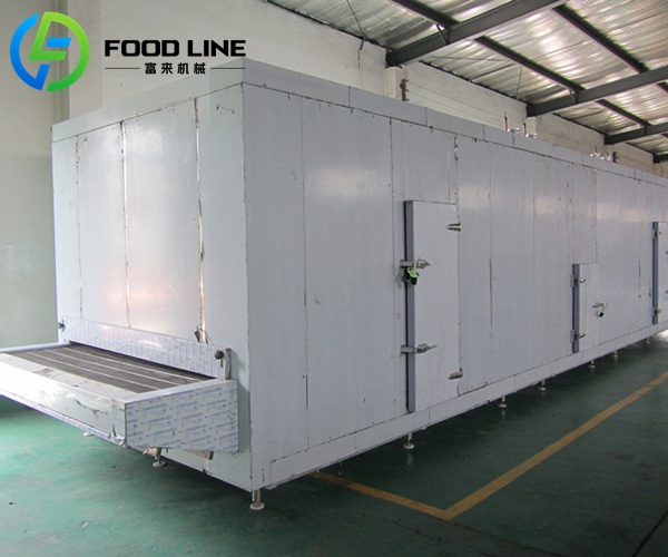 high capacity tunnel conveyor freezer