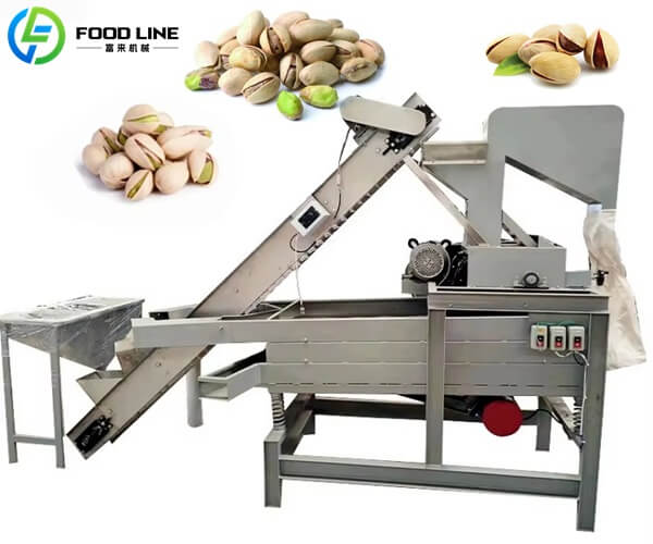 high efficient pistachio nut dehulling machine