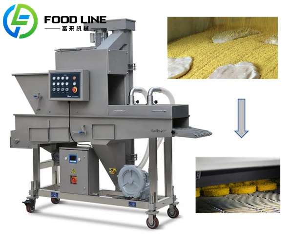 highly versatile crumbs coating bread machine