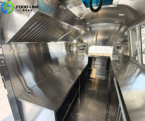 hot sale full kitchen equipment airstream food truck
