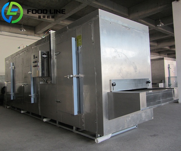 industrial rapid freezing tunnel freezer equipment
