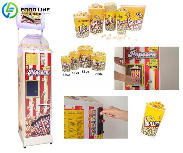 popular popcorn making vending machine