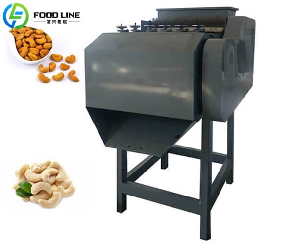 shelling machine in automatic cashew nut processing line