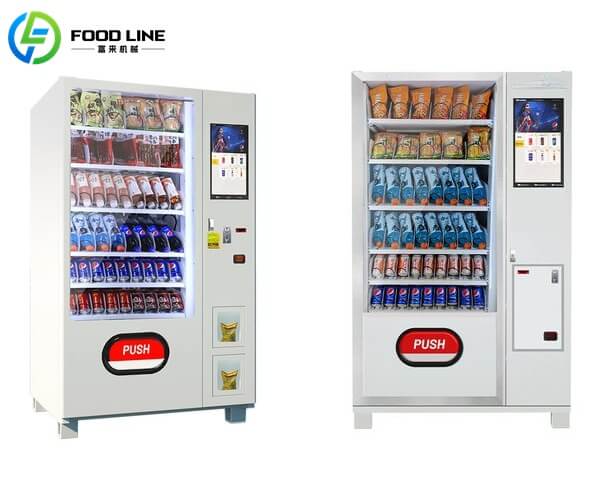 snack and beverage combo vending machines
