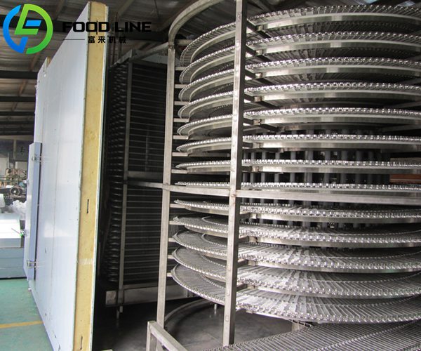 spiral freezer for quick frozen food