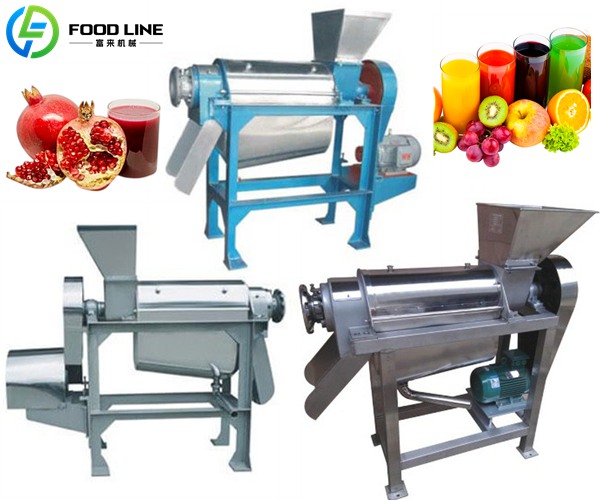 stainless steel screw type juice extractor