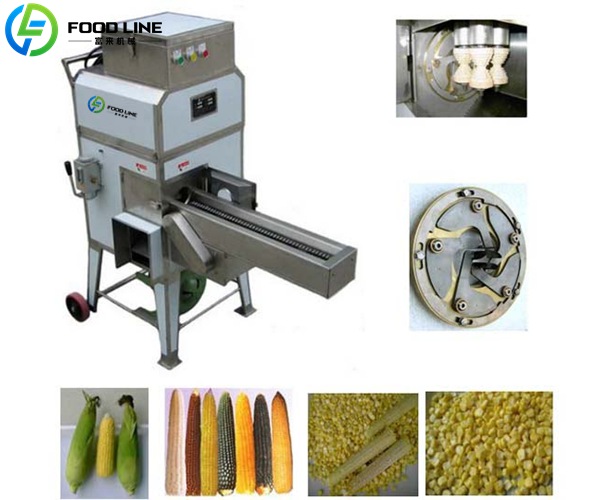 sweet corn thresher machine