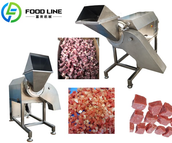 three dimensional cutting system for frozen meat