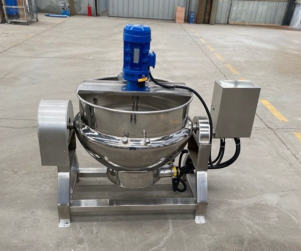 tilting agitator jacketed kettle