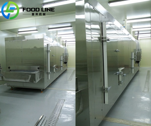 tunnel freezing machine