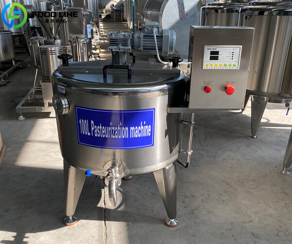 100liter pasteurization machine for milk