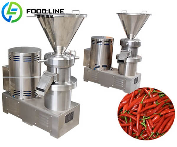 cutomized chili sauce grinder machine