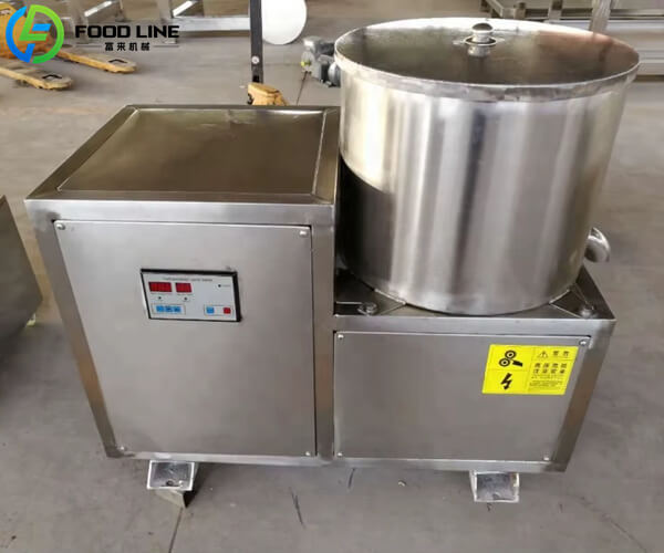 deoiling machine for french fries