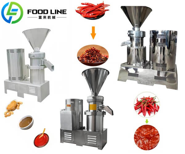 fresh chilli paste sauce making machine