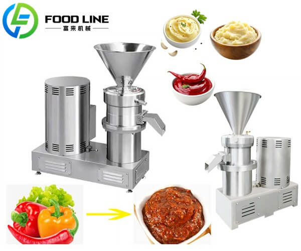 high grade grinding machine for chili sauces