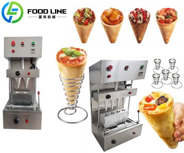 hot sale soft pizza cone making equipment